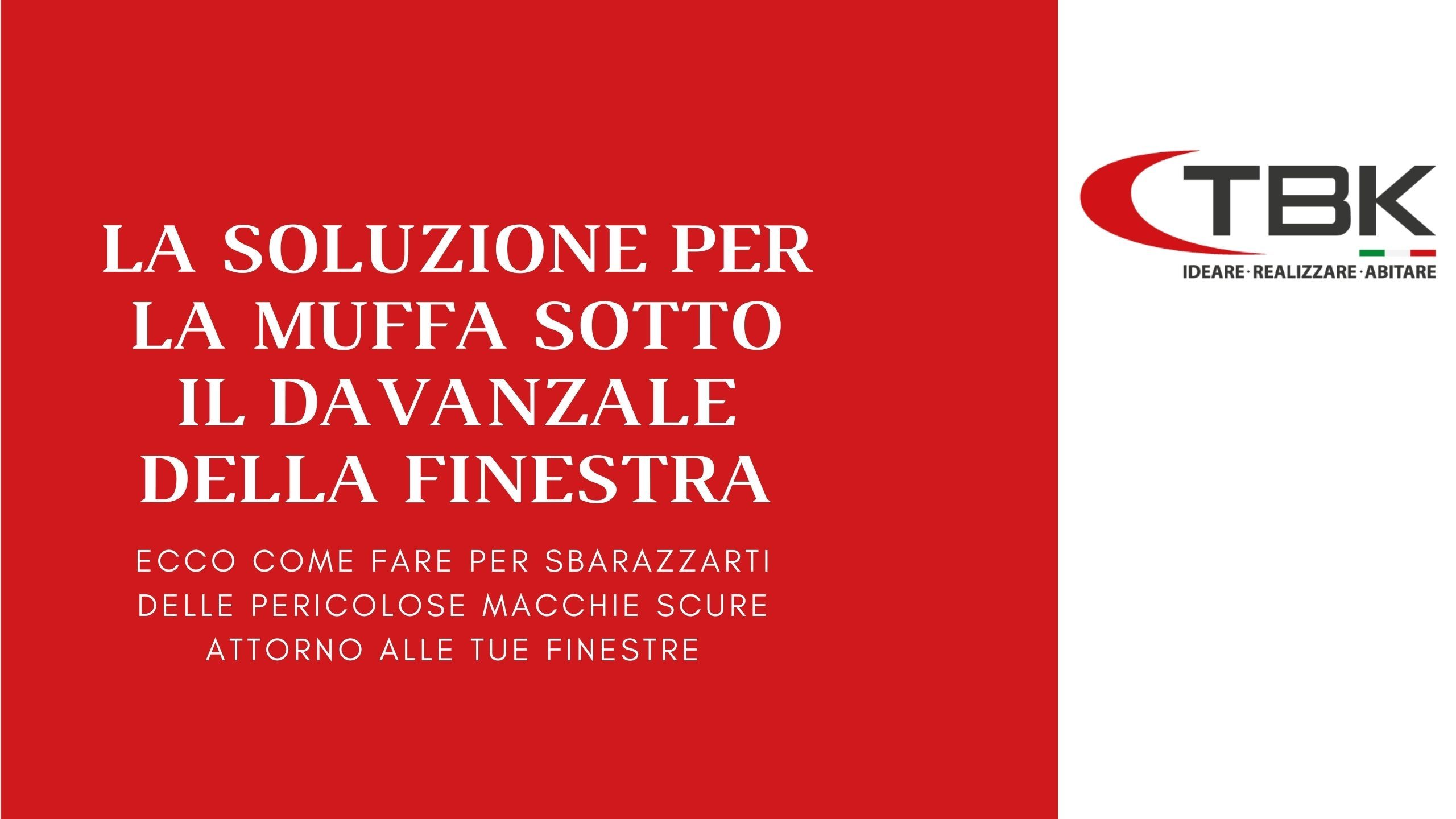Muffa sotto davanzale finestra: la soluzione definitiva esiste?