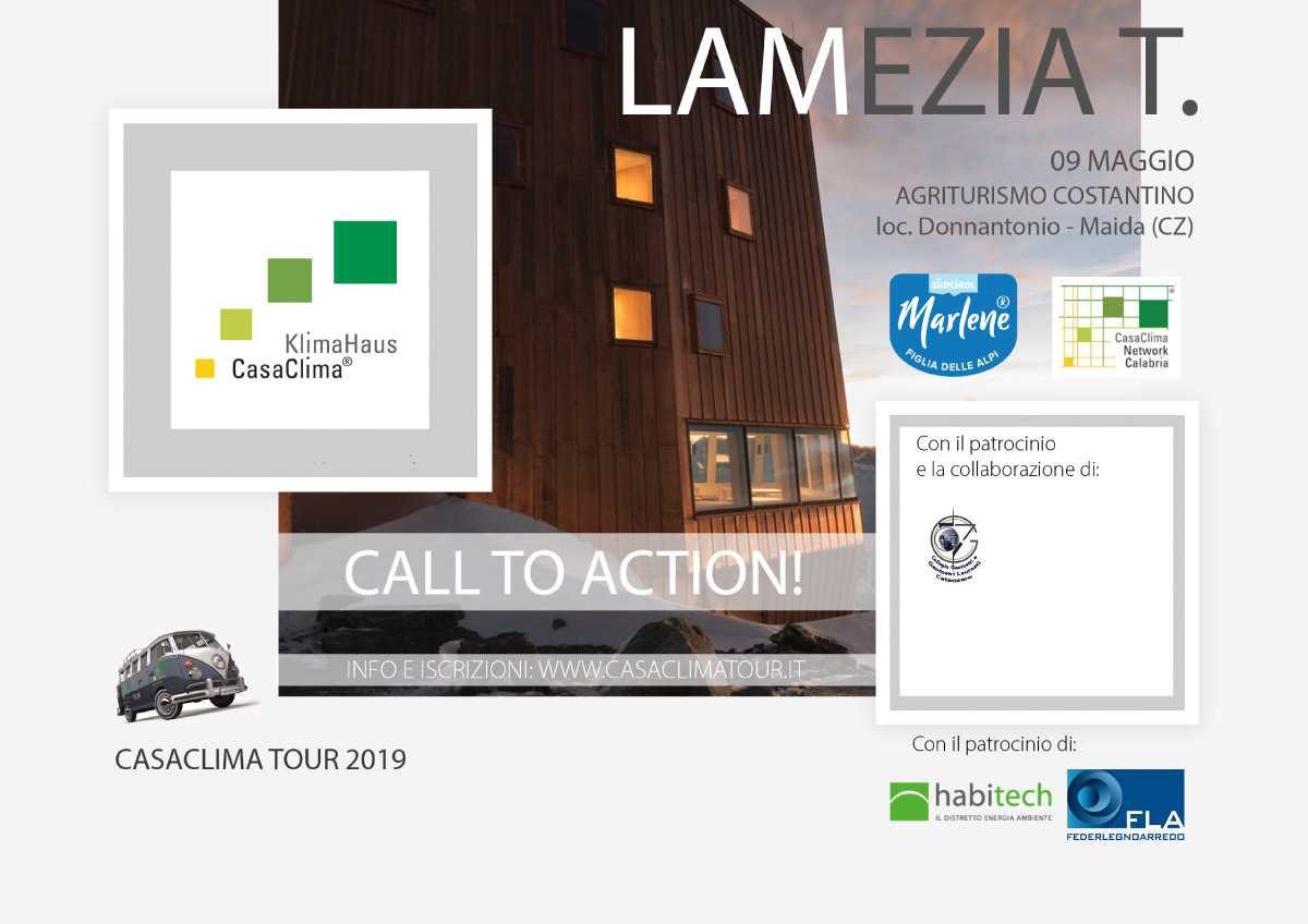 cover casa clima tour Lamezia Terme